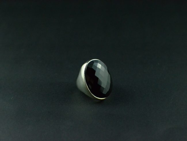 Black Onyx Statement Ring