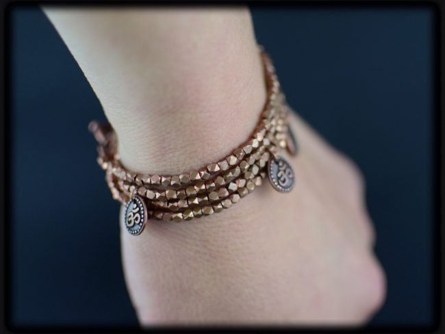 Copper Omh Wrap Bracelet