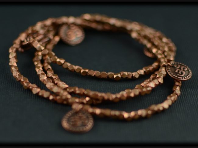 Copper Omh Wrap Bracelet