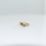 Stackable Emerald Ring Stackable Emerald Ring