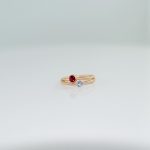 Stackable Garnet Ring Stackable Garnet Ring