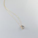 Blue Moon Tear Drop Necklace