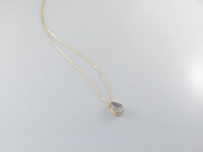Blue Moon Tear Drop Necklace