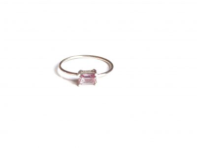 Stackable Alexandrite Sterling Silver (6mx4m) Ring